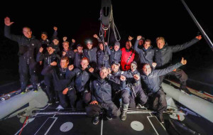 Yachting: maxi monohull Black Jack 100, member of Yacht Club de Monaco, triumphs at the Fastnet