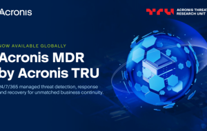 Acronis Launches MDR by Acronis TRU to Provide 24/7 Threat Detection and Response for MSPs