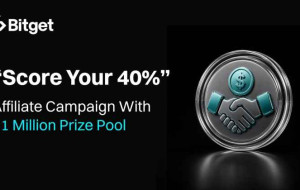 Bitget Launches “Score Your 40%” Affiliate Campaign With $1 Million Prize Pool
