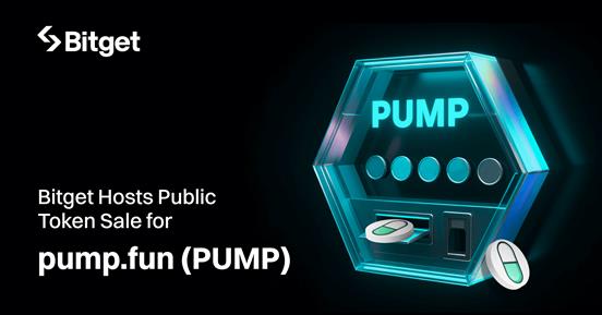 Bitget Hosts Public Token Sale for pump.fun (PUMP)